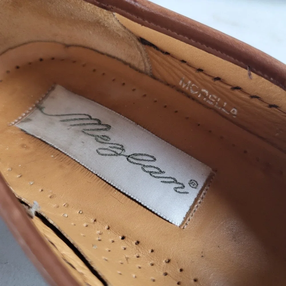 MEZLAN MORELLA Size 7 M Men's Suede Leather & Crocodile Loafers Olive